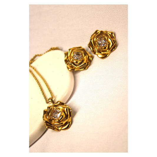 Lena earring and necklace set